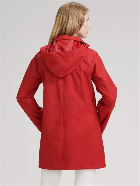 burberry brit hooded raincoat red|burberry hooded raincoat ladies.